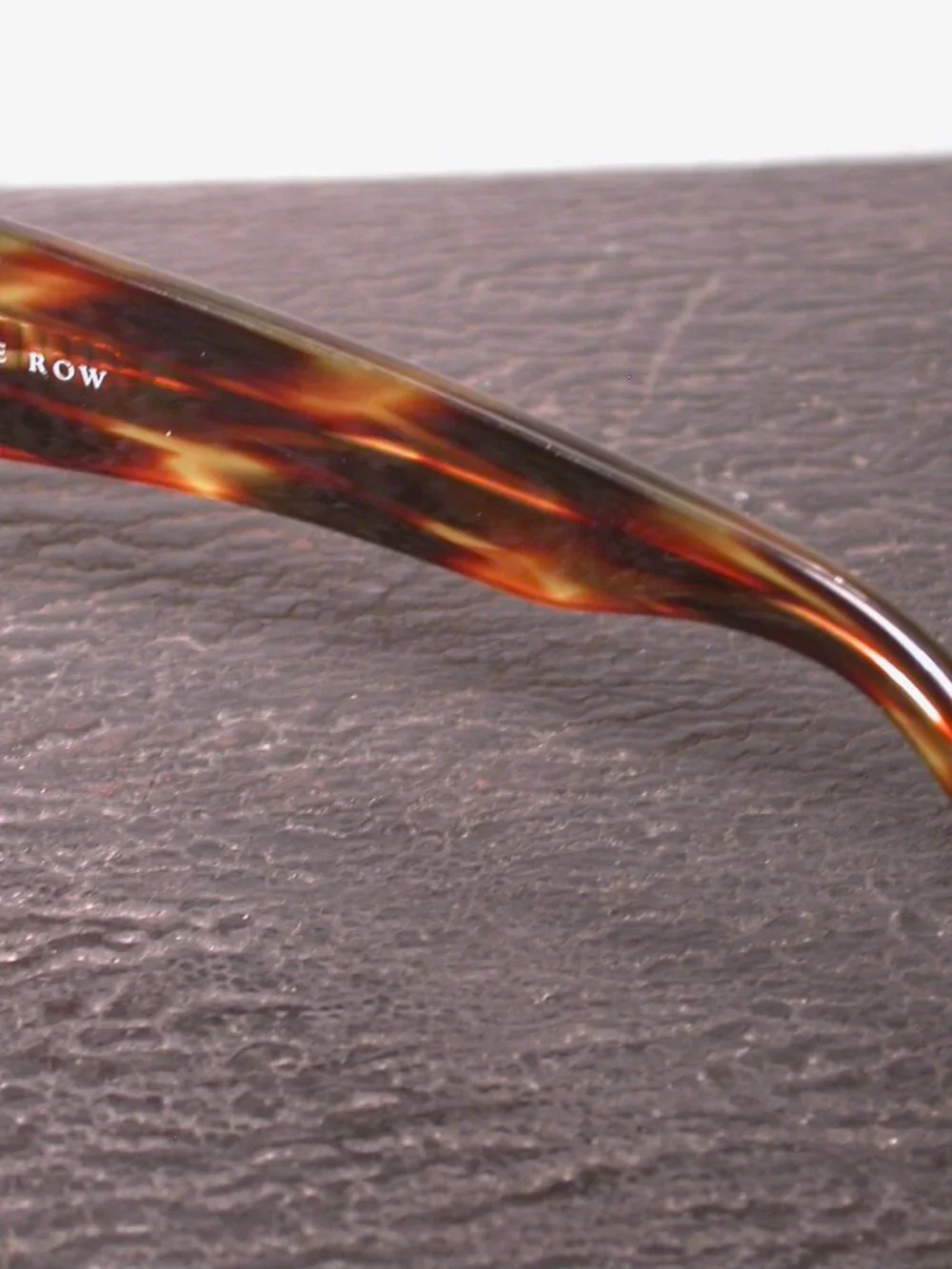 Linda Farrow Designer Tortoise Round Sunglasses  Made in Japan